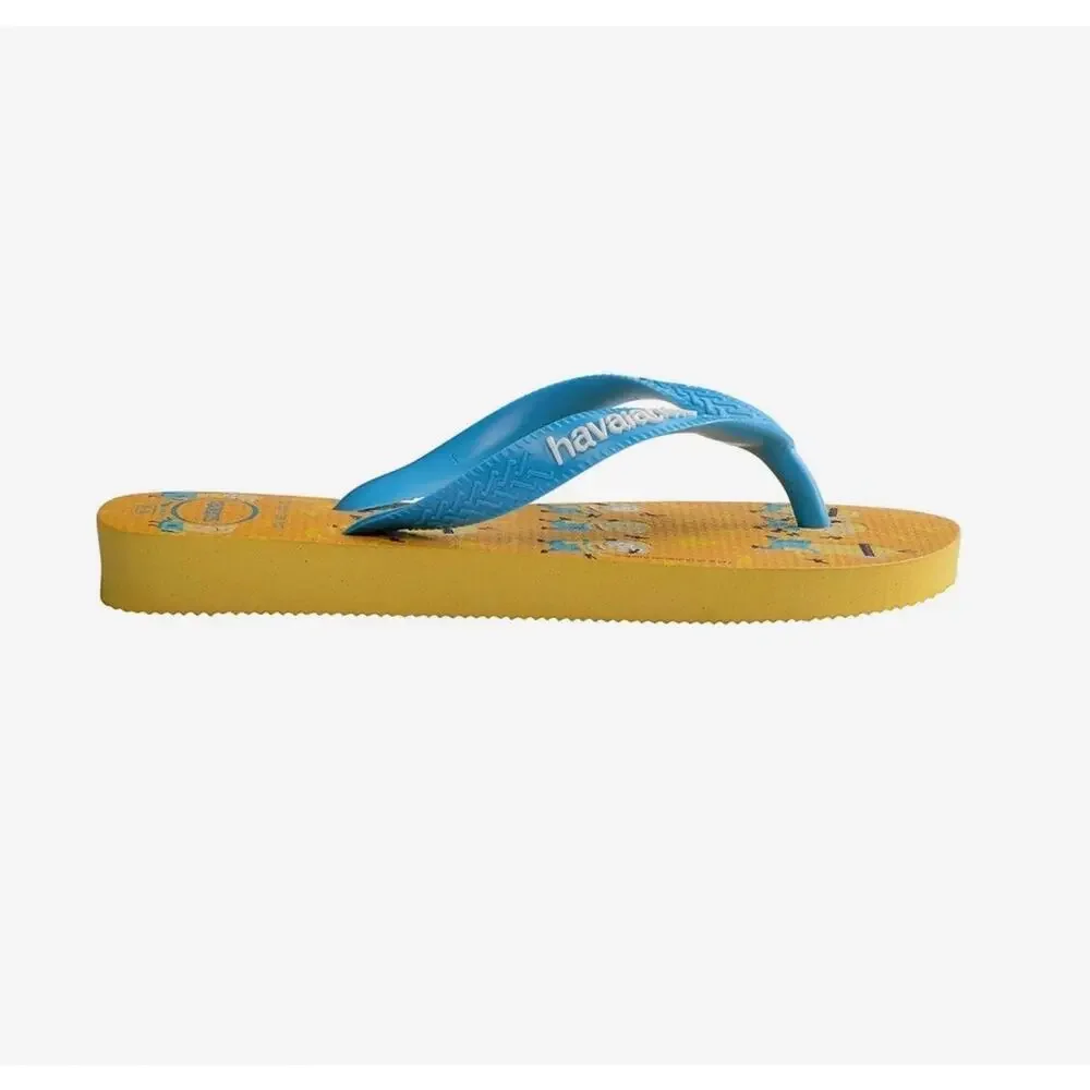 NWT❤️Havaianas Boys/Girls kids Minions Sliper sz11